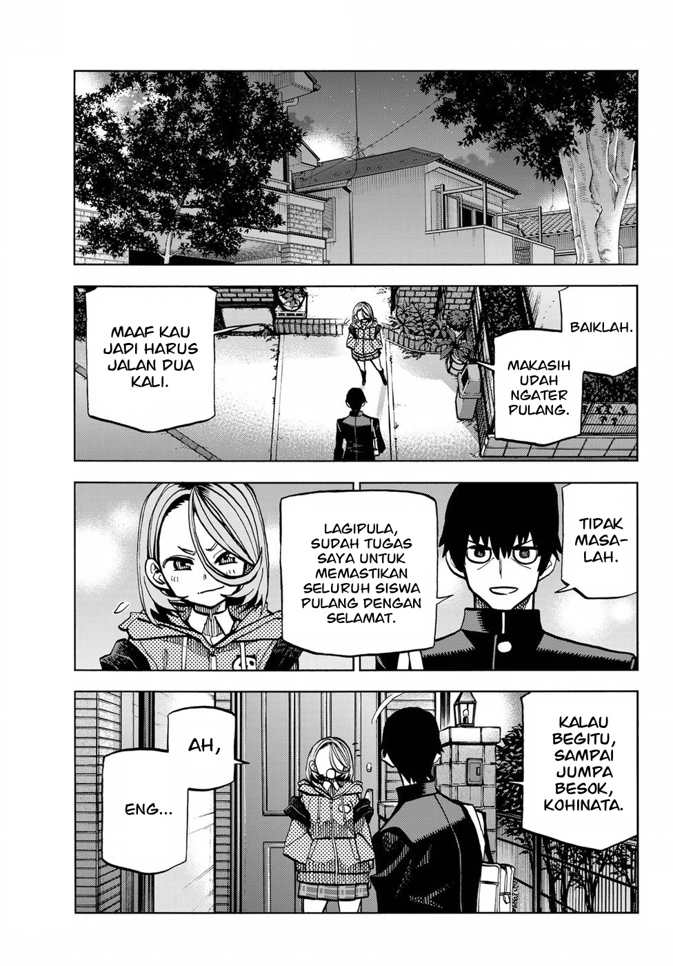 The Story Between a Dumb Prefect and a High School Girl with an Inappropriate Skirt Length Chapter 02 Gambar 18